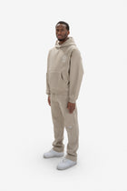 Taupe Oversize Hoodie Plaza – Streetwear Detail
