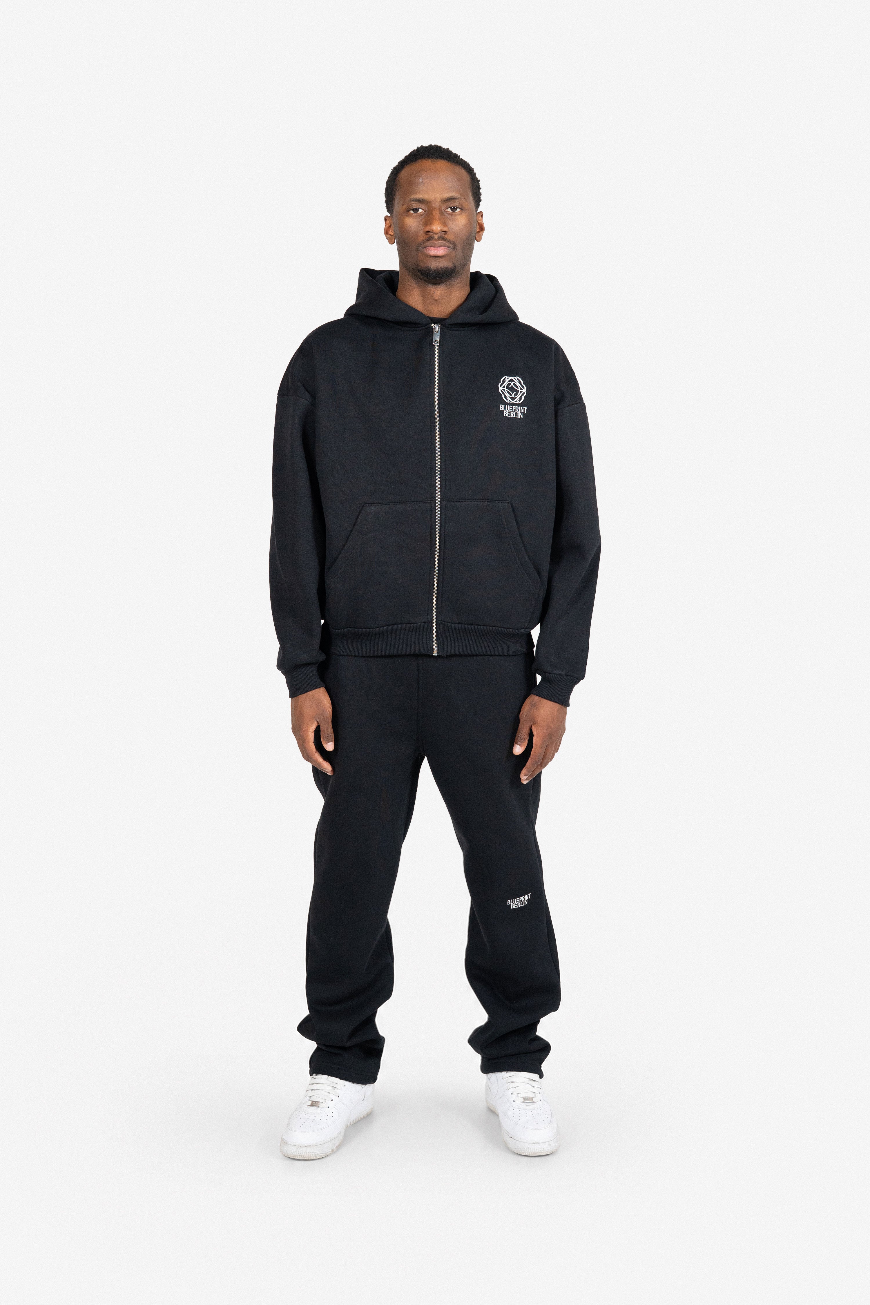 Black Zip Hoodie