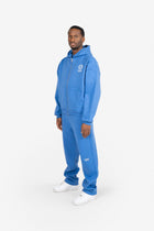 Cobalt Blue Zip Hoodie