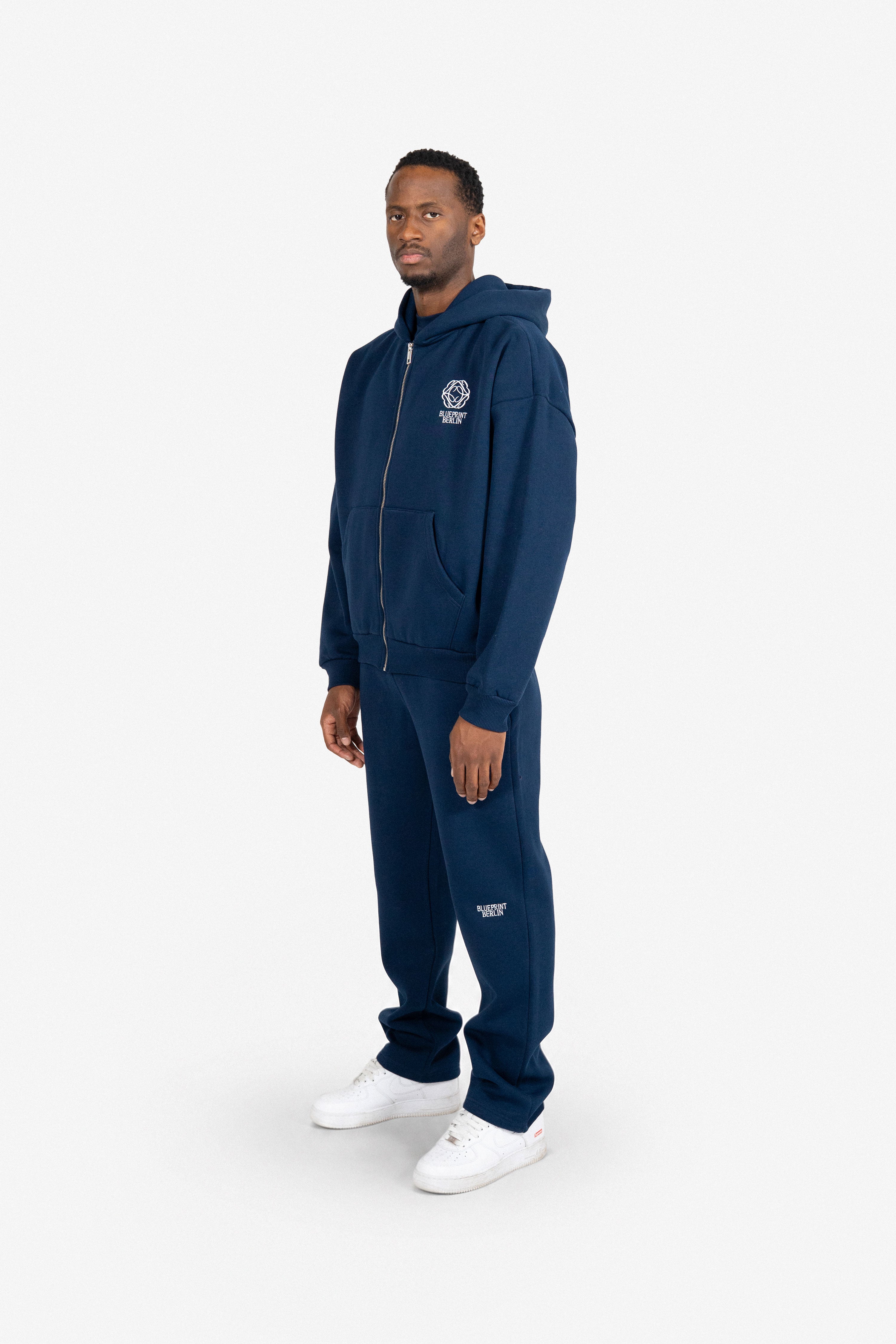 Pageant Blue Zip Hoodie