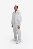 Light Grey Melange - Zip Set