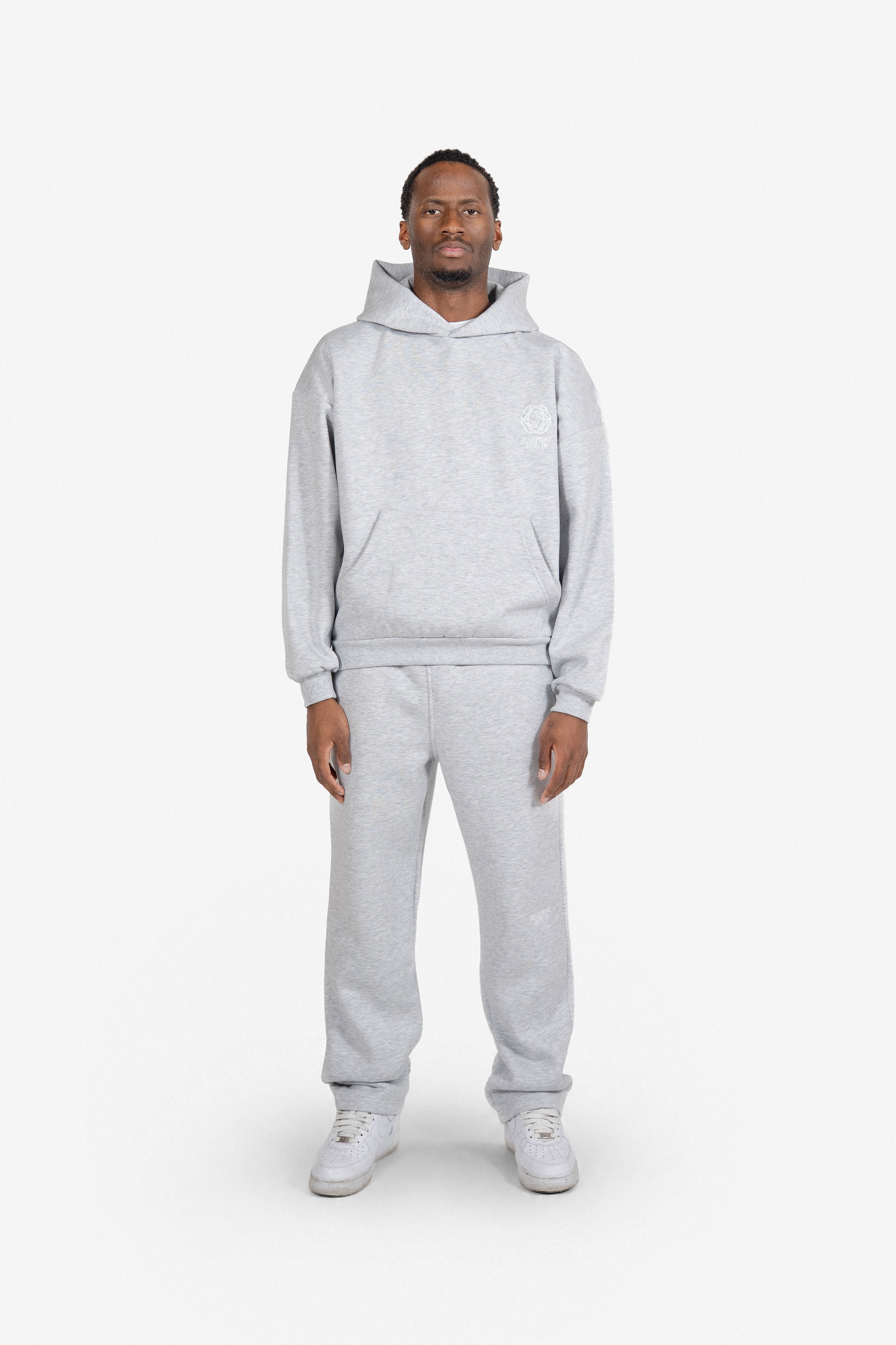 Light Grey Melange Pants