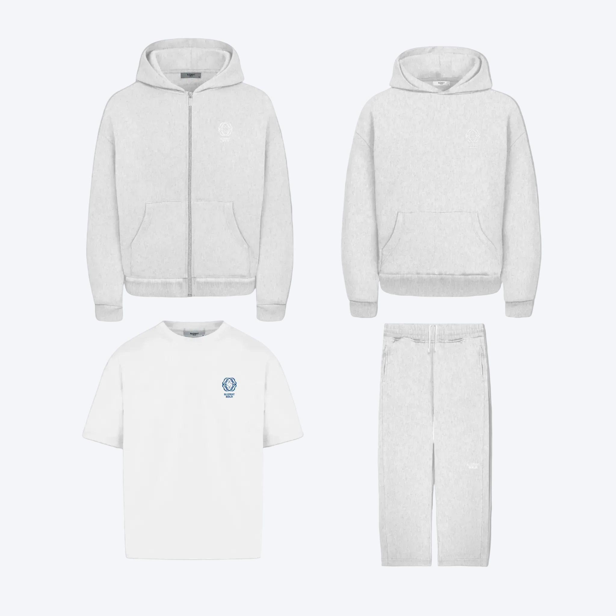 Light Grey Melange Set