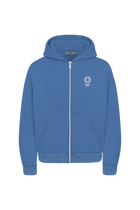 Cobalt Blue Zip Hoodie