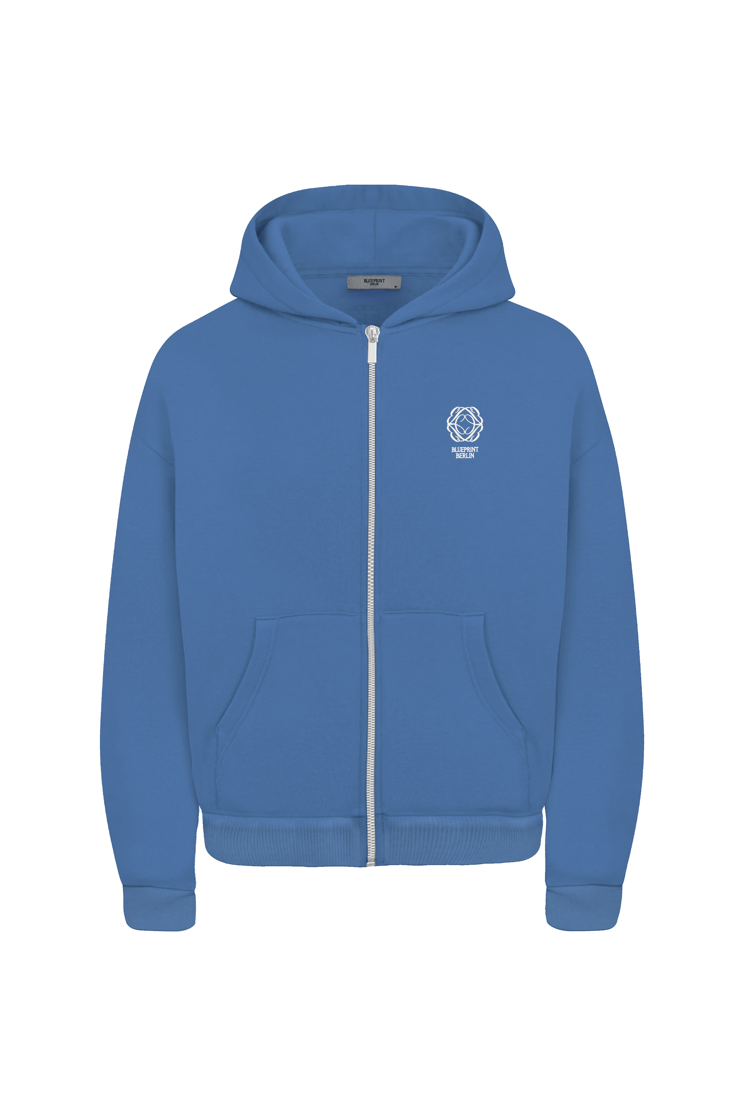 Cobalt Blue Zip Hoodie