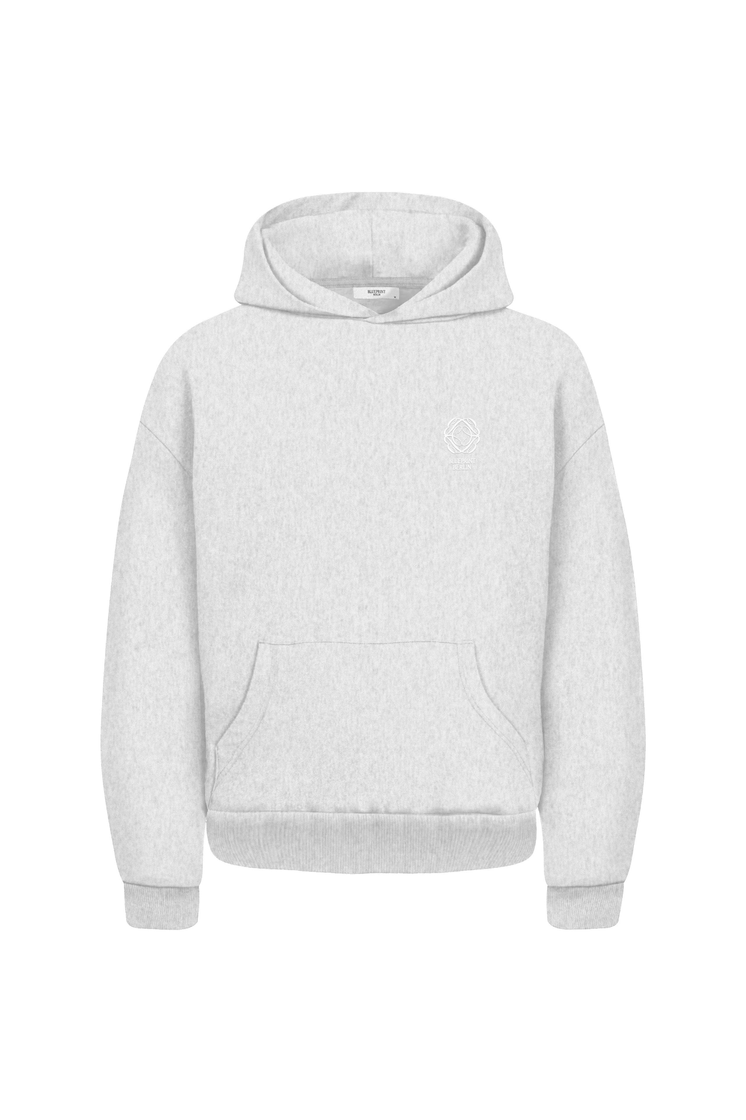 Light Grey Melange Hoodie