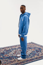 Cobalt Blue Zip Hoodie