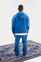 Cobalt Blue Zip Hoodie