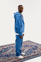 Cobalt Blue Zip Hoodie