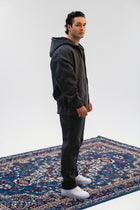 Volcanic Ash Zip Hoodie