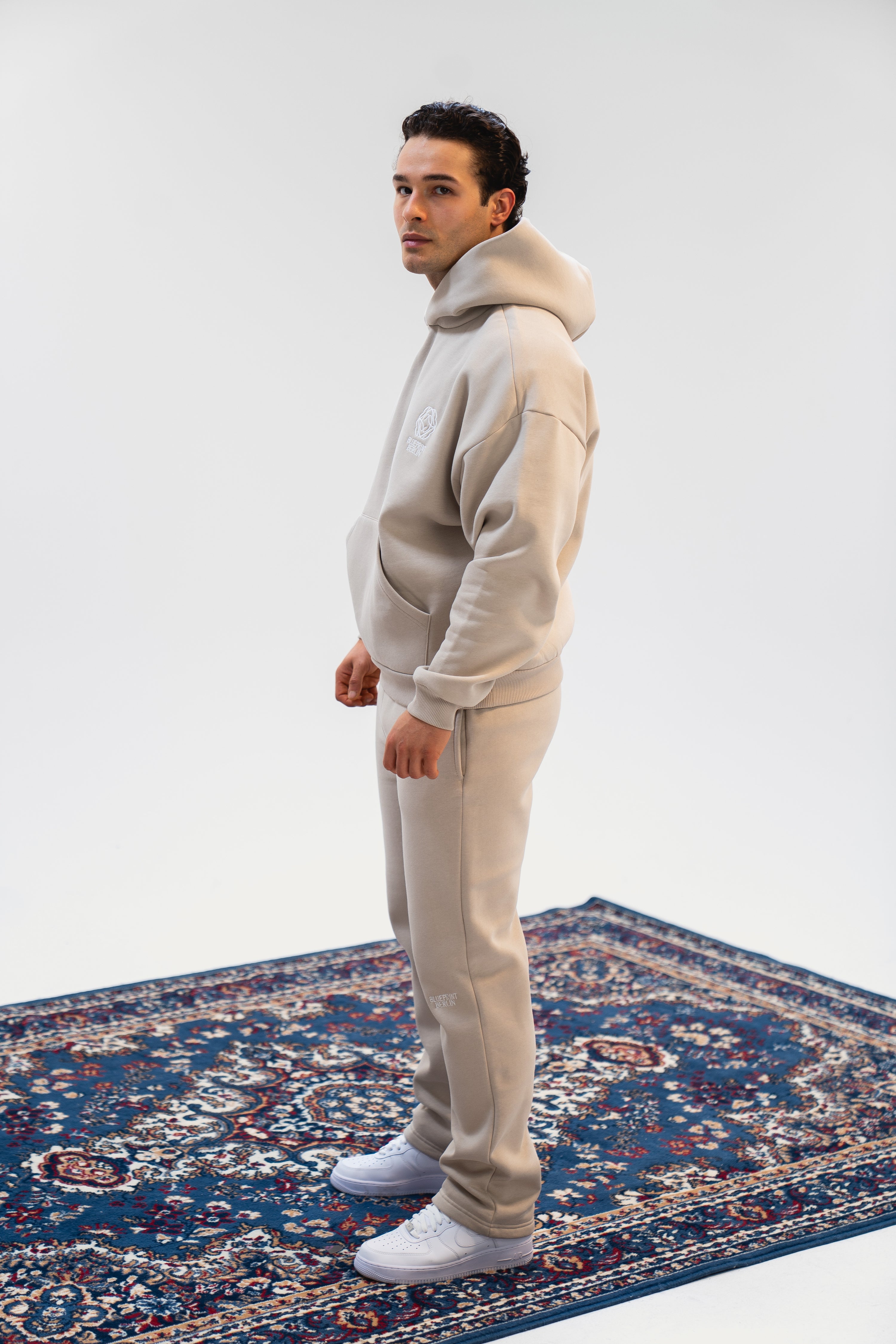 Plaza Taupe Zip Hoodie