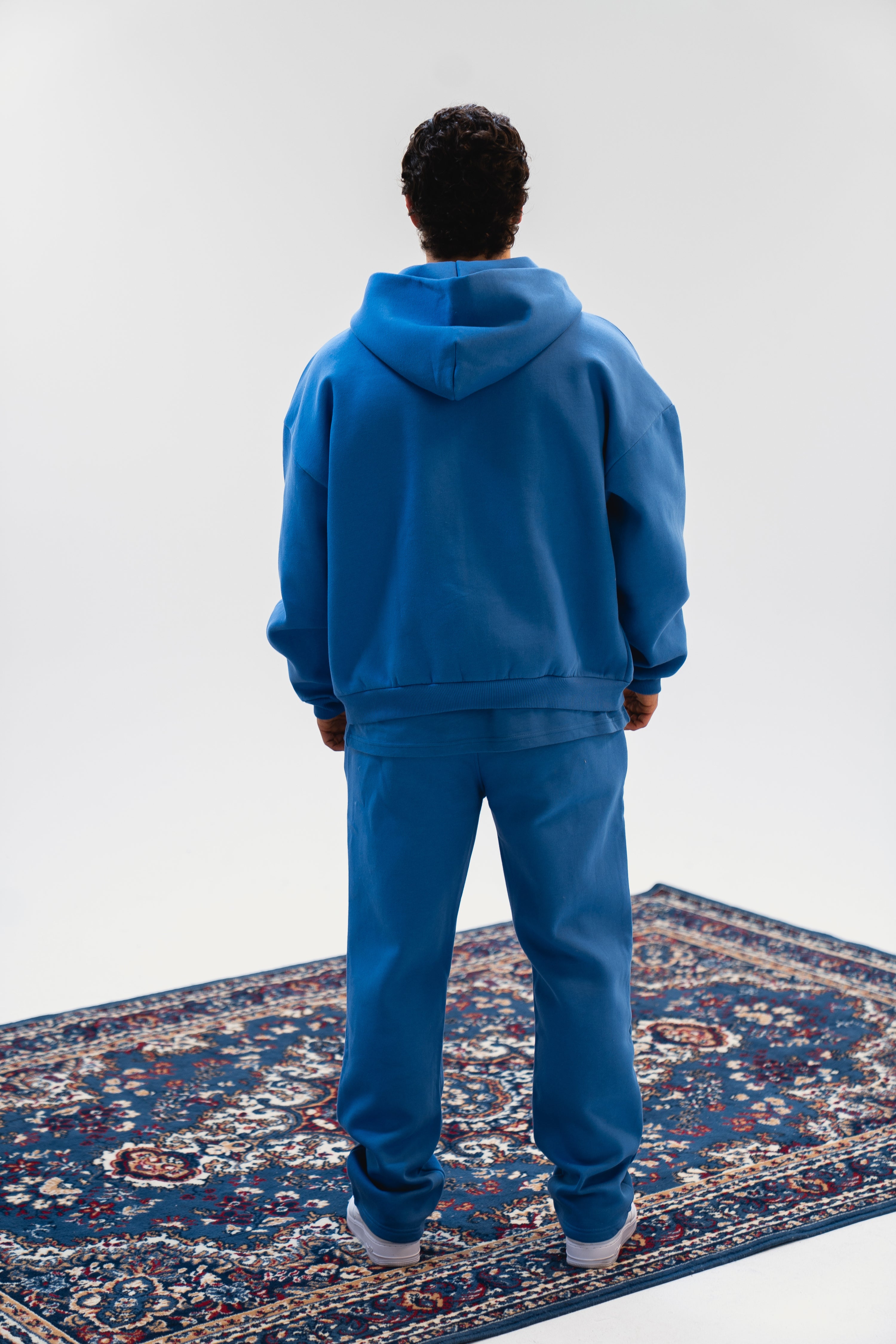 Cobalt Blue Zip Hoodie