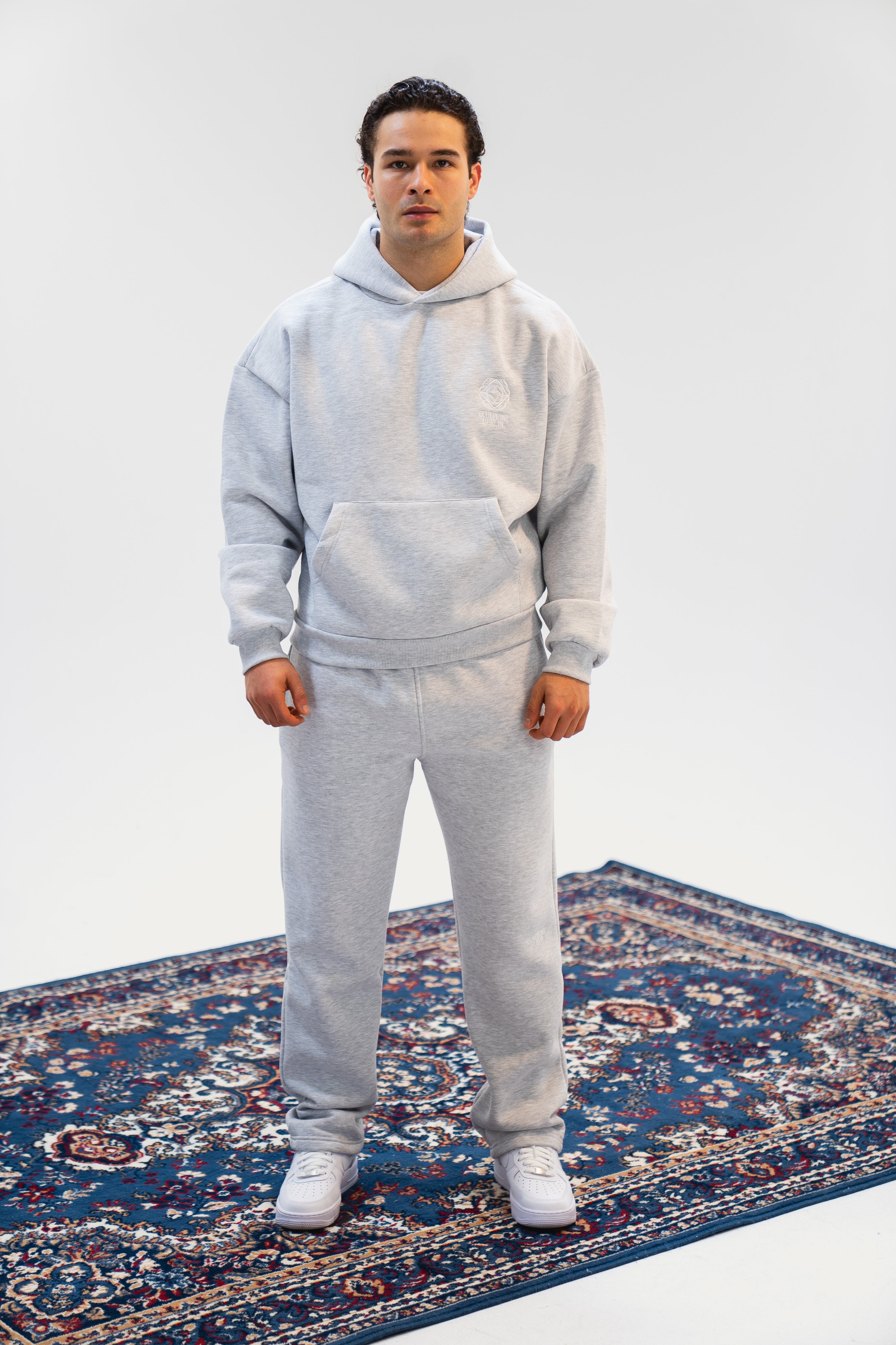 Light Grey Melange Pants