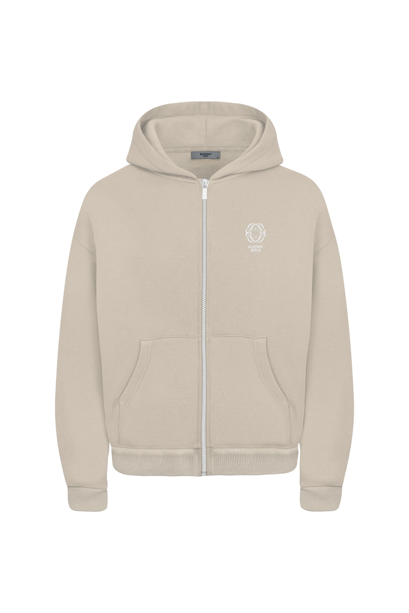 Plaza Taupe Zip Hoodie