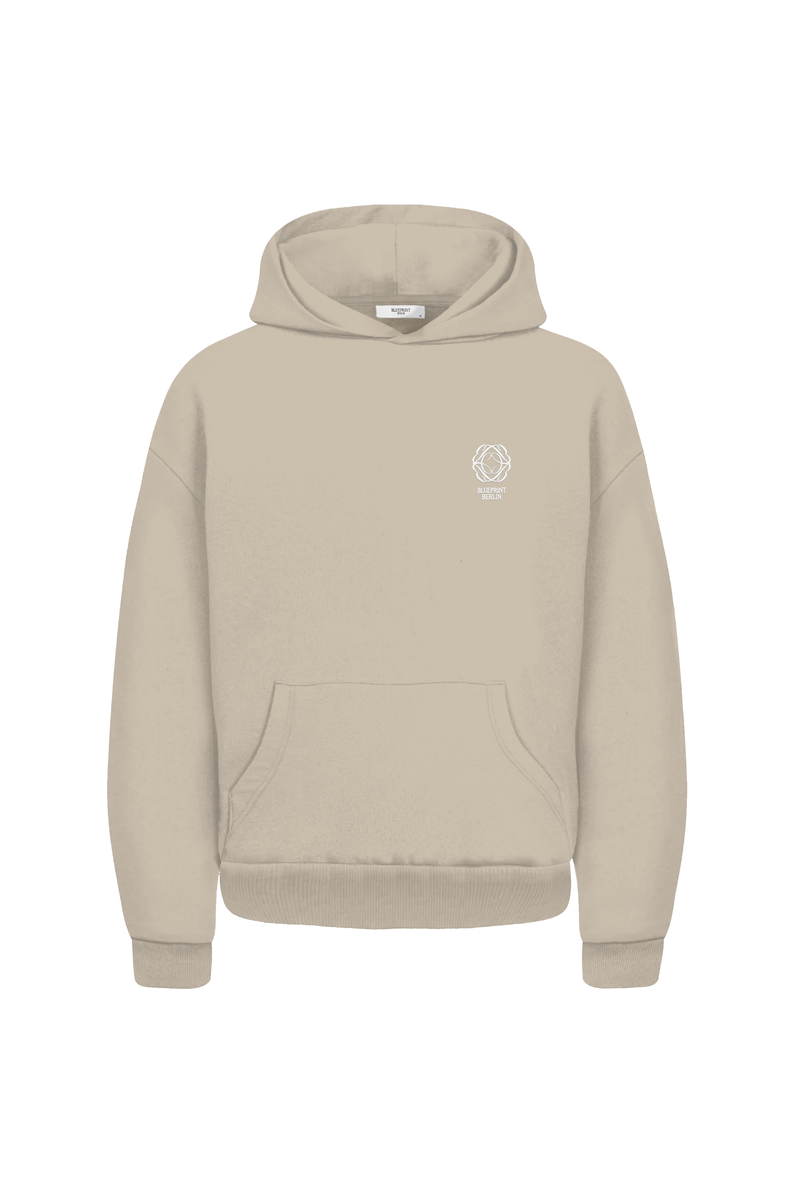 Taupe Oversize Hoodie Plaza von Blueprint Berlin – Bequeme Streetwear