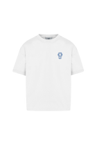 White T-Shirt Blue